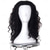 cheap Costume Wigs-Black Wigs For Men Moana Maui Cosplay Wigs Medium Long Curly Natural Black Synthetic Wig For Men (Maui Cosplay For Men) Halloween Wigs