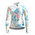 cheap Cycling Jerseys-21Grams® Women&#039;s Cycling Jersey Long Sleeve Mountain Bike MTB Road Bike Cycling Graphic Floral Botanical Shirt Blue Breathable Quick Dry Moisture Wicking Sports Clothing Apparel / Stretchy