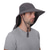 preiswerte Kleidung Accessoires-Senwai Sonnenhut mit breiter Krempe für Männer, Sonnenschutz bis 50+ Hut mit Halsklappe zum Angeln Wandern dunkelgrau