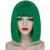 voordelige Carnaval pruiken-vrouwen rode pruik korte rode bob pruik met pony natuurlijke look zachte synthetische pruik leuke pruik party cosplay halloween 12inch kerstfeest pruiken