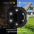 cheap Ground Lights-4pcs Solar Lawn Ground Lights Outdoor Waterproof Colorful LED Garden Light Sidewalk Steps Lawn Lighting Landscape Patio Decoration Lamp
