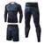 cheap Activewear Sets-Men&#039;s 3-Piece Activewear Set Workout Outfits Athletic 3pcs Long Sleeve Breathable Quick Dry Moisture Wicking Fitness Running Jogging Training Exercise Sportswear Skinny Yellow+Blue Black with White