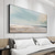 cheap Landscape Paintings-Handmade Oil Painting Canvas Wall Art Decoration Abstract Seascape Painting Beach Ocean for Home Decor Rolled Frameless Unstretched Painting