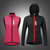 cheap Cycling Jersey &amp; Shorts / Pants Sets-WOSAWE Women&#039;s Long Sleeve Cycling Jacket Cycling Vest Road Bike Cycling Rosy Pink Pink / Black Pink Green Bike Vest / Gilet Jersey Polyester Windproof Breathable Reflective Strips Sports Solid Color