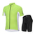cheap Cycling Jersey &amp; Shorts / Pants Sets-Nuckily Men&#039;s Short Sleeve Cycling Padded Shorts Cycling Jersey Cycling Jersey with Shorts Mountain Bike MTB Road Bike Cycling White Black Green Bike Jersey Clothing Suit Quick Dry Sports Solid Color