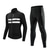 cheap Cycling Jersey &amp; Shorts / Pants Sets-WOSAWE Men&#039;s Long Sleeve Cycling Jacket Cycling Pants Cycling Jacket with Pants Road Bike Cycling Winter Black Red+Black Green Black Stripes Bike Jacket Jersey Clothing Suit Polyester Windproof