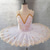 cheap Kids&#039; Dancewear-Ballet Tutu Dress Kids&#039; Dancewear Crystal Lace Printing Embroidery Girls&#039; Training Performance Sleeveless High Elastane Lace Tulle