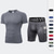 cheap Activewear Sets-Men&#039;s 2 Piece Activewear Set Workout Outfits Athletic 2pcs Breathable Quick Dry Moisture Wicking Fitness Running Jogging Training Exercise Sportswear Skinny Solid Colored White Black Gray Burgundy