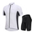 cheap Cycling Jersey &amp; Shorts / Pants Sets-Nuckily Men&#039;s Short Sleeve Cycling Padded Shorts Cycling Jersey Cycling Jersey with Shorts Mountain Bike MTB Road Bike Cycling White Black Green Bike Jersey Clothing Suit Quick Dry Sports Solid Color