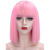 voordelige Carnaval pruiken-vrouwen rode pruik korte rode bob pruik met pony natuurlijke look zachte synthetische pruik leuke pruik party cosplay halloween 12inch kerstfeest pruiken