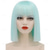 voordelige Carnaval pruiken-vrouwen rode pruik korte rode bob pruik met pony natuurlijke look zachte synthetische pruik leuke pruik party cosplay halloween 12inch kerstfeest pruiken