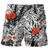 billiga Casual shorts-Herr Designer Streetwear Rak Shorts Beach Shorts 3D-utskrift Elastisk dragsko-design Kort Byxor Ledigt Dagligen Microelastisk Grafisk Tiger Andningsfunktion Mjuk Medium Midja Svartvit S M L XL XXL