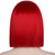 voordelige Carnaval pruiken-vrouwen rode pruik korte rode bob pruik met pony natuurlijke look zachte synthetische pruik leuke pruik party cosplay halloween 12inch kerstfeest pruiken