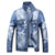 cheap Denim Shirts-ripped retro denim jacket for men fashion sherpa jean jacket authentic stretch classic distressed jeans coat