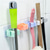 cheap Bathroom Organizer-Wall Mounted Mop Organizer Holder Broom Hanger Bathroom Hook Rack Kitchen Storage Tool Seamless Adhesive Home Clip Hanging