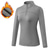 cheap Running Tops-Women&#039;s Long Sleeve Running Shirt Pullover Tee Tshirt Top Athletic Thermal Warm Breathable Quick Dry Fitness Gym Workout Running Jogging Training Sportswear Solid Colored Dark Grey White Black Purple