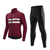 זול סטים של חולצות ומכנסייםשורטים לרכיבת אופניים-WOSAWE בגדי ריקוד גברים שרוול ארוך ג&#039;קט לרכיבה מכנסי רכיבה ג&#039;קט ומגנסיים לרכיבה רכיבת כביש חורף שחור אדום + שחור ירוק / שחור פס אופניים ג&#039;קט ג&#039;רזי חליפות בגדים פוליאסטר / בגדי ספורט ומנוחה / עמיד