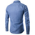 Χαμηλού Κόστους τζιν μπλουζάκια-Ανδρικά Πουκάμισο Τζιν πουκάμισο Συμπαγές Χρώμα Απορρίπτω Μπλε-Πράσινο Μαύρο Θαλασσί Μπλε Απαλό Causal Καθημερινά Μακρυμάνικο Ντένιμ Ρούχα Βαμβάκι Αθλήματα Καθημερινό
