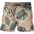 ieftine Costume de Baie &amp; Pantaloni Scurți-Bărbați Boxeri înot Pantaloni Scurți de Înot Costume de Baie Imprimare 3D Design Elastic cu Cordon Plajă Plante Grafic Frunză Vară / Talie medie