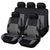abordables Housses de siège de voiture-5 pièces Housse pour Siège de Voiture pour Ensemble complet Lavable en machine Doux Imperméable pour