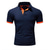 preiswerte klassisches Polo-Herren T-Shirt poloshirt Golfhemd Shirt Außen Atmungsaktiv Leicht Weich Komfortabel Weinrot Schwarz mit Blau Schwarz mit Rot Angeln Klettern Laufen
