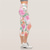 ieftine Jambiere și colanți de yoga-Pentru femei Pantaloni de yoga Talie Înaltă Spandex Alb Mov Galben Jambiere Capri Pantaloni Imprimeu floral Controlul abdomenului Lift Fesier Uscare rapidă Îmbrăcăminte Îmbrăcăminte Yoga Fitness