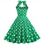 cheap Outfits-Polka Dots Retro Vintage 1950s A-Line Dress Swing Dress Flare Dress Polka Dot Women&#039;s Party / Evening Bachelorette Party Adults&#039; Dress Earrings Headband