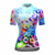 cheap Cycling Jerseys-21Grams® Women&#039;s Cycling Jersey Short Sleeve Mountain Bike MTB Road Bike Cycling Graphic Floral Botanical Shirt Blue Breathable Quick Dry Moisture Wicking Sports Clothing Apparel / Stretchy