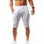 Недорогие льняные шорты-2021 Amazon Wish Aliexpress летние свободные льняные дышащие брюки с пятью точками мужские спортивные повседневные брюки