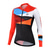 cheap Cycling Jerseys-Nuckily Women&#039;s Long Sleeve Cycling Jersey Bike Top Mountain Bike MTB Road Bike Cycling Red Spandex Polyester Breathable Quick Dry Moisture Wicking Sports Clothing Apparel / Stretchy / Athleisure