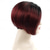 cheap Black &amp; African Wigs-Short Wave Wig Black Women&#039;s Gradient Straight Hair Wig Synthetic Pixie Cut Wig High Temperature Fiber