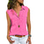 cheap Tank Tops &amp; Camis-Women&#039;s Hiking Vest Hiking Shirt Sleeveless Sweatshirt Top Outdoor Breathable Quick Dry Lightweight Sweat wicking Polyester Wine Pink Lotus color Fishing Climbing Camping / Hiking / Caving