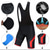 billige Shorts, tights og bukser for menn-Herre Geometrisk Sykkelveishorts Bib Shorts Sykkel Sykkelshorts Med Seler Bunner Fjellsykling Veisykling sport 3D Pute Sykling Hurtigtørkende Fukttransport Blå Grønn Spandex Klær Sykkelklær