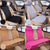 baratos Capas para bancos de automóveis-Conjunto de Capa de Assento de Carro DIY StarFire Rosa Bonita Almofada de Assento de Pelúcia Universal Tapete Protetor para a Maioria dos Modelos de Carro