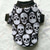 cheap Cooling Vest &amp; Shirt-Dog Shirt Sweatshirt Skull Dog Clothes Puppy Clothes Dog Outfits Multicolor Black Sweatshirts  Dog XS