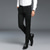 ieftine Subţire-Bărbați Costume Pantaloni chinez Pantaloni casual Buzunar Picior drept Simplu Confort Birou Afaceri Casual Șic Stradă Stilat Negru Gri Deschis