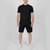ieftine Set Tricouri Bărbați-Bărbați Costume de tricou Cămașă de tenis Culoare solidă Stil Nautic Stradă Casual Manșon scurt Topuri Casual Modă Respirabil Comfortabil Trifoi Alb Negru
