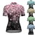 cheap Women&#039;s Jerseys-Women&#039;s Cycling Jersey Short Sleeve Bike Top with 3 Rear Pockets Mountain Bike MTB Road Bike Cycling Breathable Quick Dry Moisture Wicking Reflective Strips Yellow Pink Blue Floral Botanical Sports