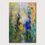 cheap Abstract Paintings-Oil Painting Hand Painted Vertical Panoramic Abstract Landscape Modern Rolled Canvas (No Frame)