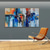 cheap Abstract Paintings-Oil Painting Hand Painted Vertical Abstract Landscape Classic Modern Rolled Canvas (No Frame)