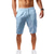 Недорогие льняные шорты-2021 Amazon Wish Aliexpress летние свободные льняные дышащие брюки с пятью точками мужские спортивные повседневные брюки
