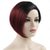 cheap Black &amp; African Wigs-Short Wave Wig Black Women&#039;s Gradient Straight Hair Wig Synthetic Pixie Cut Wig High Temperature Fiber