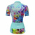 cheap Cycling Jerseys-21Grams® Women&#039;s Cycling Jersey Short Sleeve Mountain Bike MTB Road Bike Cycling Graphic Floral Botanical Shirt Blue Breathable Quick Dry Moisture Wicking Sports Clothing Apparel / Stretchy