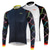 abordables Maillots Hombre-Hombre Maillot de Ciclismo Manga Larga Bicicleta Camiseta con 3 bolsillos traseros MTB Bicicleta Montaña Ciclismo Carretera triatlón Filtro Solar Secado rápido Transpirable Ligero Blanco Azul Real