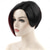cheap Black &amp; African Wigs-Short Wave Wig Black Women&#039;s Gradient Straight Hair Wig Synthetic Pixie Cut Wig High Temperature Fiber