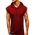 levne Běžecká trička-2021 nové produkty aliexpress amazon ebay pánské fitness cvičení bez rukávů stahovací vesta s kapucí top pánské