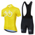 abordables Ensembles de vêtements pour hommes-Homme Maillot et Cuissard Avec Bretelles Velo Cyclisme Manche Courte VTT Vélo tout terrain Vélo Route Blanche Rouge Bleu Graphic Vélo Ensembles de Sport La peau 3 densités Respirable Séchage rapide
