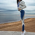 baratos Leggings e collants para ioga-Mulheres Calças de ioga Patchwork Compressão abdominal Butt Lift Cintura Alta Ioga Ginástica Treino de Ginástica Leggings Calças Bloco de cor Azul / branco Outono Esportes Roupas Esportivas Com