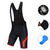 billige Shorts, tights og bukser for menn-Herre Geometrisk Sykkelveishorts Bib Shorts Sykkel Sykkelshorts Med Seler Bunner Fjellsykling Veisykling sport 3D Pute Sykling Hurtigtørkende Fukttransport Blå Grønn Spandex Klær Sykkelklær