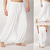 cheap Casual Pants-Men&#039;s Trousers Casual Pants Baggy Harem Pants Flowy Solid Color Plain Breathable Soft Full Length Yoga Casual Trousers Casual / Sporty Loose Fit Black White Micro-elastic
